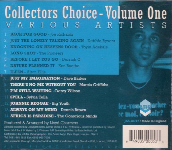 Collectors Choice Volume One (Various Artists) - JASCD17