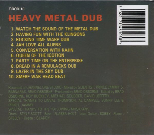 Heavy Metal Dub - GRCD16